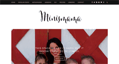 Desktop Screenshot of minismama.com