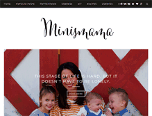 Tablet Screenshot of minismama.com